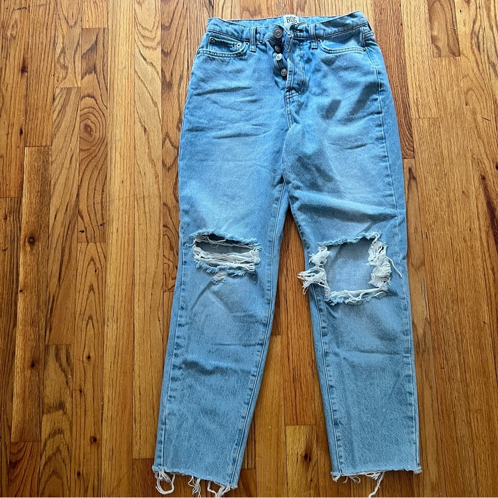 BDG Slim Straight Distressed Jeans